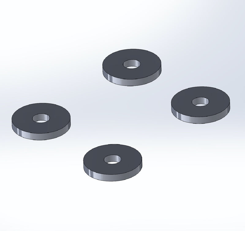 2007-2021 Tundra, Sequoia, Land Cruiser Front Suspension Bumpstop Spacer Kit - Photo 1