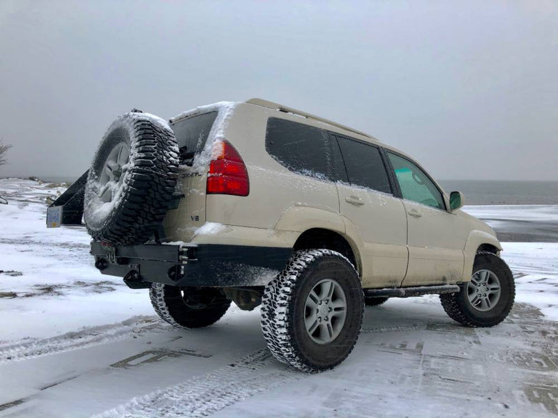 GX470 / Land Cruiser Prado 120 Low Profile Rear Bumper Kit - Photo 23