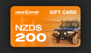 Coastal Offroad Gift Card 200 NZD