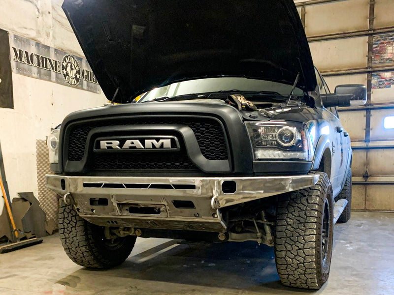 4th Gen Dodge Ram 1500 Warlock Classic Front Bumper Kit - Photo 4