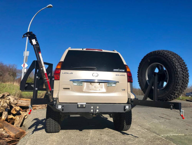 GX470 / Land Cruiser Prado 120 Low Profile Rear Bumper Kit - Photo 32
